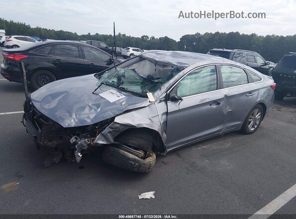 5NPE24AF3GH303376 2016 HYUNDAI SONATA Silver Vista tres cuartos delantera izquierda