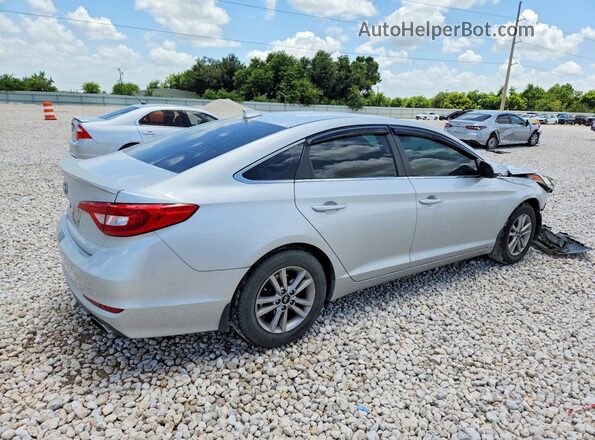 5NPE24AF3GH305418 2016 HYUNDAI SONATA Silver Rear right