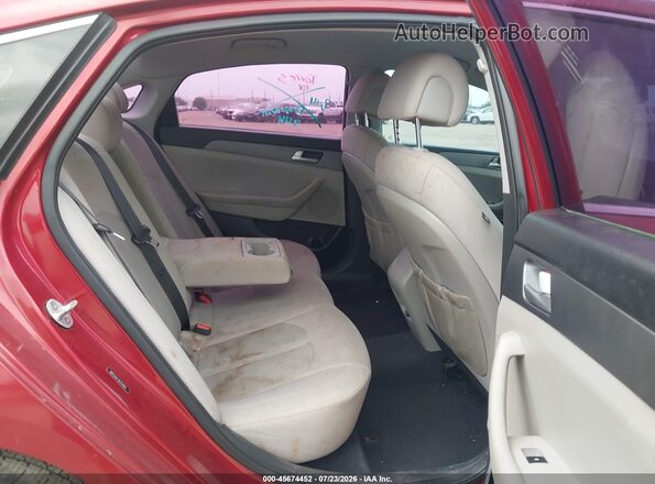 5NPE24AF3GH324891 2016 HYUNDAI SONATA Red Vista de la etiqueta del VIN