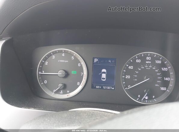 5NPE24AF3GH324891 2016 HYUNDAI SONATA Red Vista de los asientos traseros