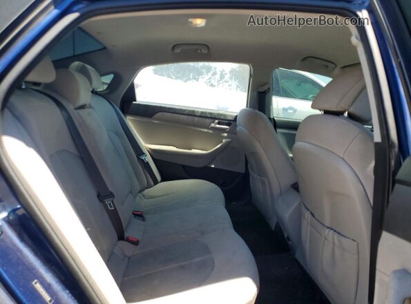 5NPE24AF3GH327936 2016 HYUNDAI SONATA Blue Հետևի նստատեղերի տեսք