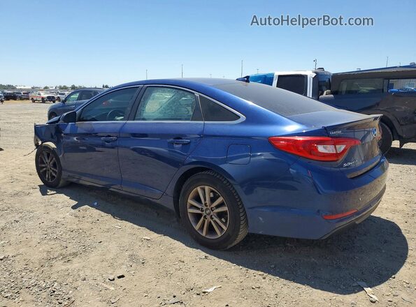 5NPE24AF3GH327936 2016 HYUNDAI SONATA Blue Հետևի ձախ