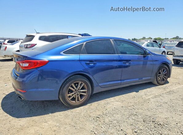 5NPE24AF3GH327936 2016 HYUNDAI SONATA Blue Հետևի աջ