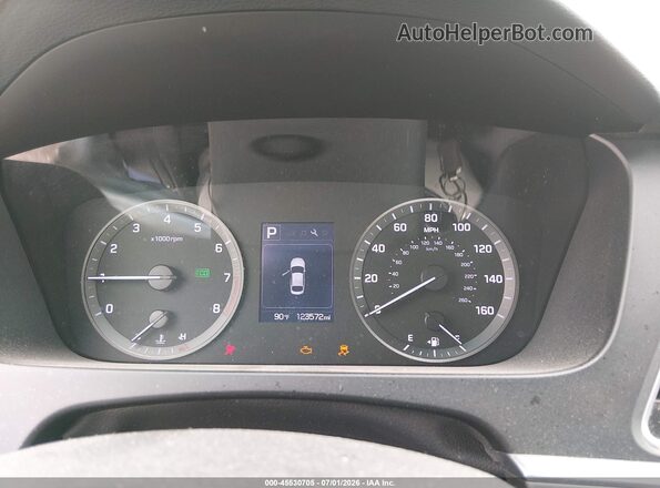 5NPE24AF3GH331775 2016 HYUNDAI SONATA Blue უკანა სავარძლების ხედი