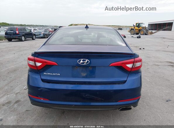 5NPE24AF3GH331775 2016 HYUNDAI SONATA Blue 