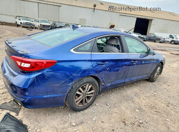 5NPE24AF3GH344641 2016 HYUNDAI SONATA Blue Հետևի աջ