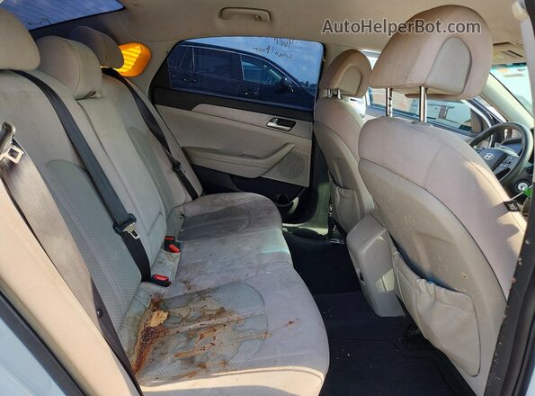 5NPE24AF3GH368552 2016 HYUNDAI SONATA White Vista de los asientos traseros