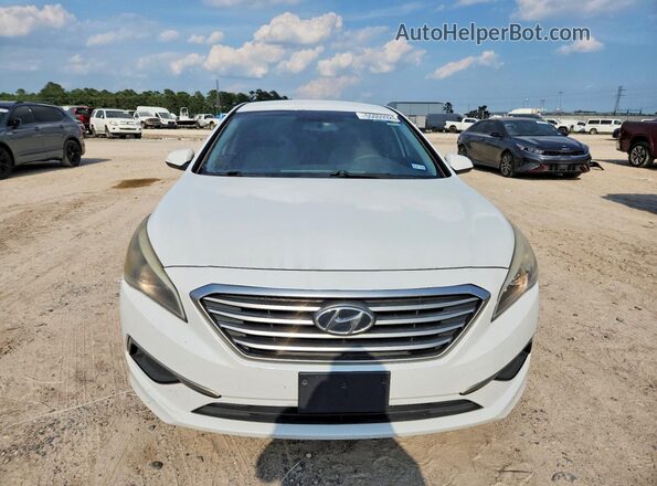 5NPE24AF3GH368552 2016 HYUNDAI SONATA White Vista frontal