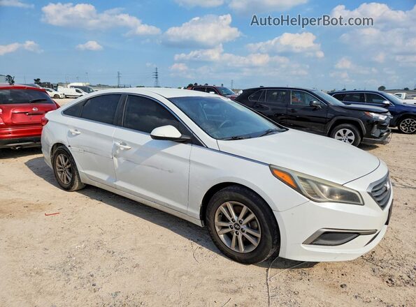 5NPE24AF3GH368552 2016 HYUNDAI SONATA White Delantero derecho