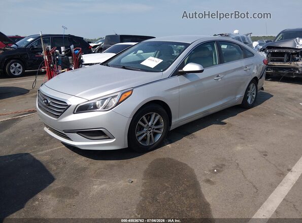 5NPE24AF3GH378319 2016 HYUNDAI SONATA Silver Передня ліва чверть