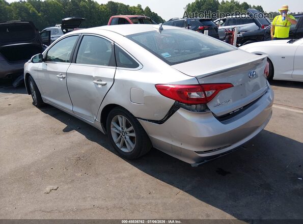 5NPE24AF3GH378319 2016 HYUNDAI SONATA Silver Задня ліва чверть
