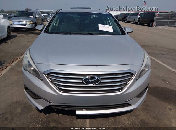 5NPE24AF3GH378319 2016 HYUNDAI SONATA Silver Вид щитка приладів