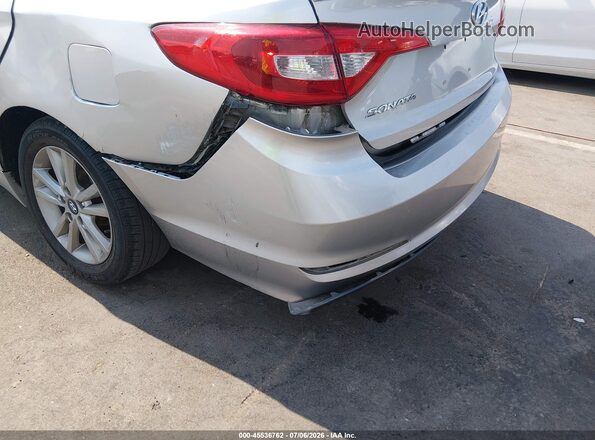 5NPE24AF3GH378319 2016 HYUNDAI SONATA Silver Вид спереду