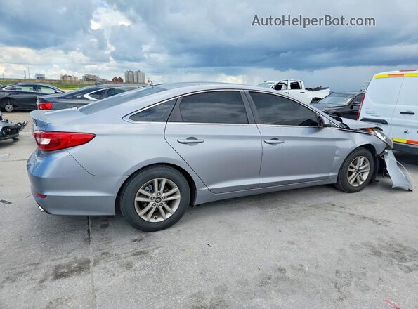 5NPE24AF3GH378708 2016 HYUNDAI SONATA Серый Задняя правая четверть