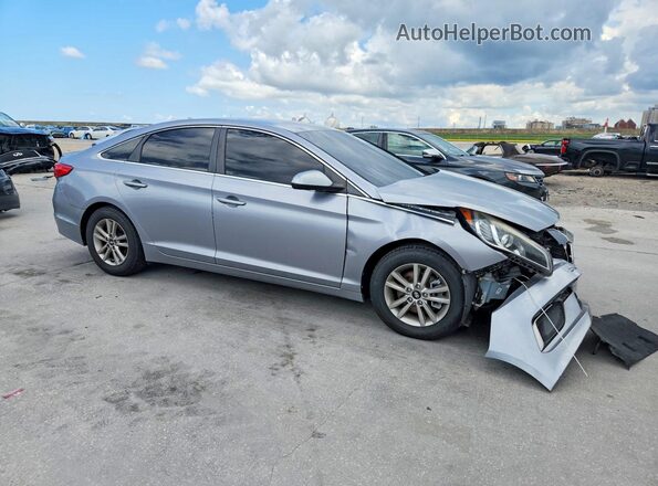 5NPE24AF3GH378708 2016 HYUNDAI SONATA Серый Передняя правая четверть