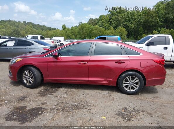 5NPE24AF3GH382032 2016 HYUNDAI SONATA Красный Панорамный вид салона 360°