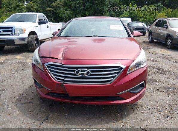 5NPE24AF3GH382032 2016 HYUNDAI SONATA Красный Вид щитка приборов