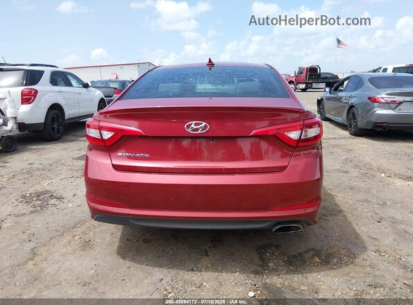 5NPE24AF3GH382032 2016 HYUNDAI SONATA Красный 