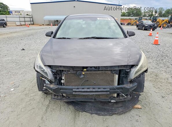 5NPE24AF3GH387702 2016 HYUNDAI SONATA Brown წინა ხედი
