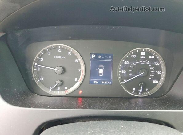 5NPE24AF3GH387702 2016 HYUNDAI SONATA Brown ხელსაწყოთა პანელის ხედი