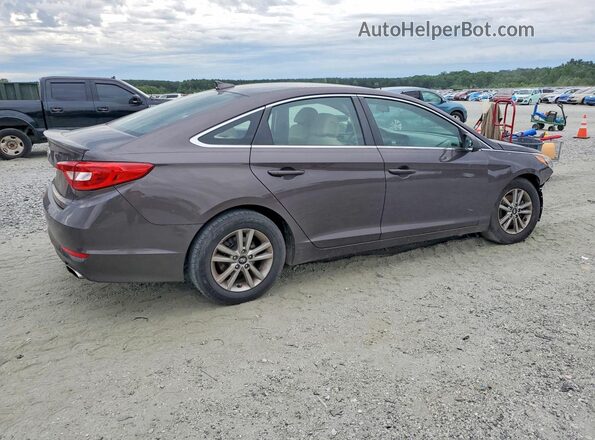 5NPE24AF3GH387702 2016 HYUNDAI SONATA Brown უკანა მარჯვენა