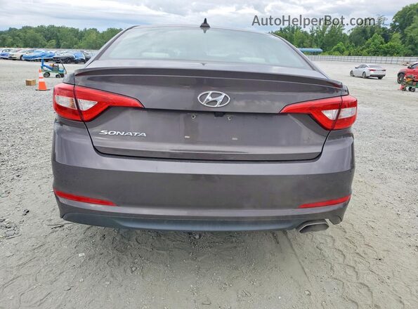 5NPE24AF3GH387702 2016 HYUNDAI SONATA Brown უკანა ხედი