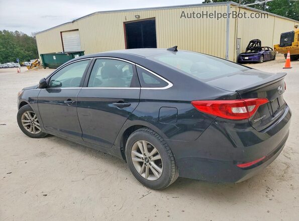 5NPE24AF3GH412940 2016 HYUNDAI SONATA Black Rear left