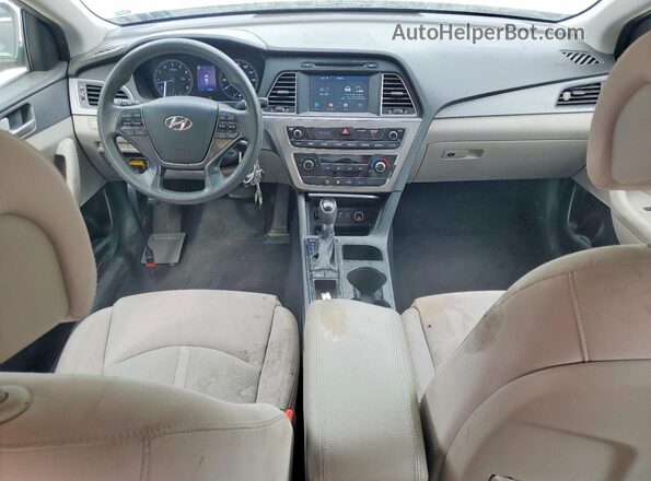 5NPE24AF3GH412940 2016 HYUNDAI SONATA Black Dashboard view
