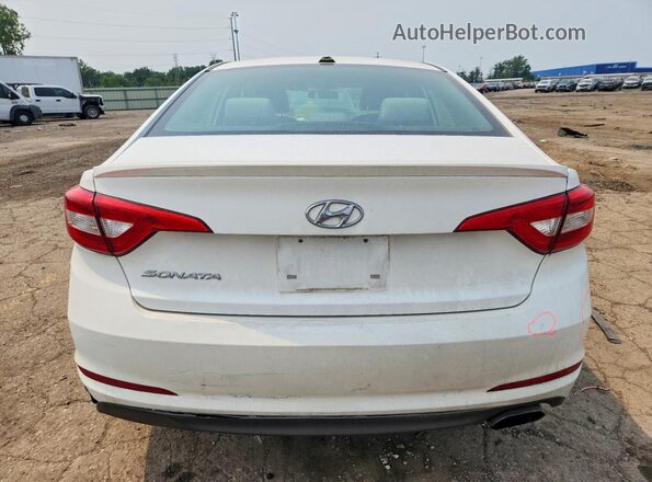 5NPE24AF3GH417619 2016 HYUNDAI SONATA White Հետևի տեսք