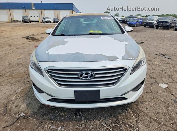 5NPE24AF3GH417619 2016 HYUNDAI SONATA White Դիմացի տեսք
