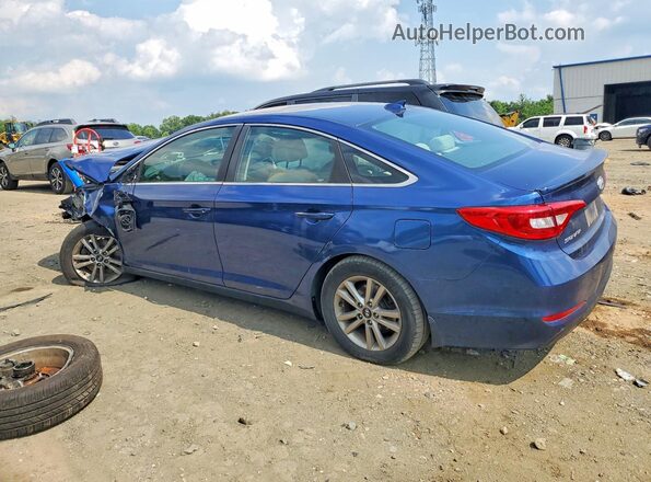 5NPE24AF3HH438617 2017 HYUNDAI SONATA Blue Tył lewy