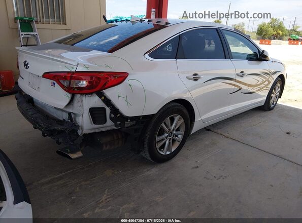 5NPE24AF3HH449245 2017 HYUNDAI SONATA White უკანა მარჯვენა