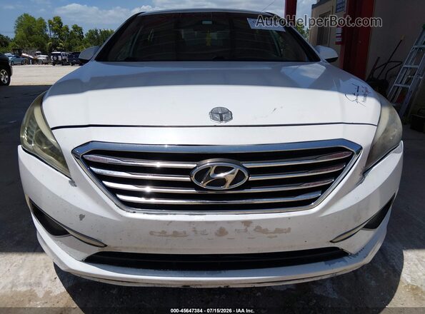 5NPE24AF3HH449245 2017 HYUNDAI SONATA White უკანა სალონის ხედი