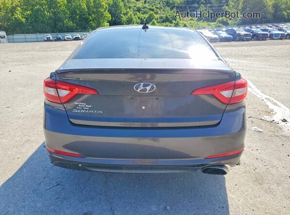 5NPE24AF3HH451402 2017 HYUNDAI SONATA Charcoal Vista trasera