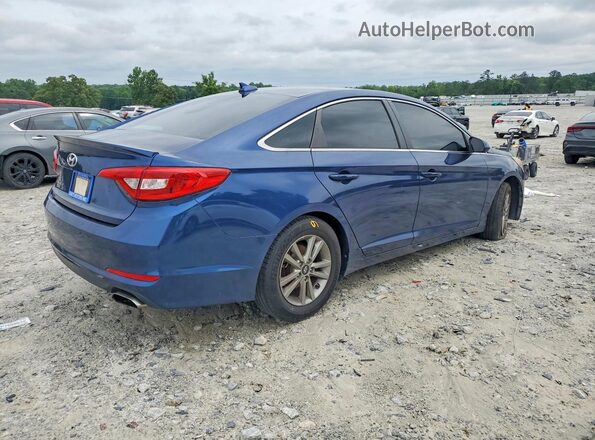 5NPE24AF3HH476834 2017 HYUNDAI SONATA Blue Rear right