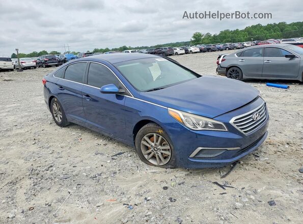 5NPE24AF3HH476834 2017 HYUNDAI SONATA Blue Front right