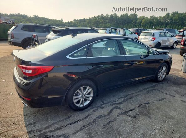 5NPE24AF3HH479748 2017 HYUNDAI SONATA Черный Задняя правая четверть