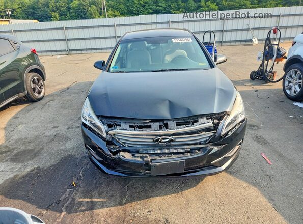 5NPE24AF3HH479748 2017 HYUNDAI SONATA Черный Вид спереди