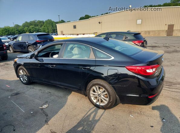 5NPE24AF3HH479748 2017 HYUNDAI SONATA Черный Задняя левая четверть