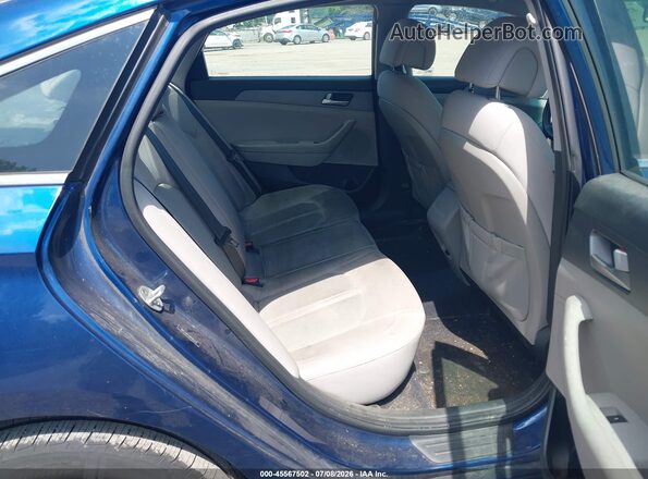 5NPE24AF3HH495724 2017 HYUNDAI SONATA Синий Вид наклейки с VIN-кодом