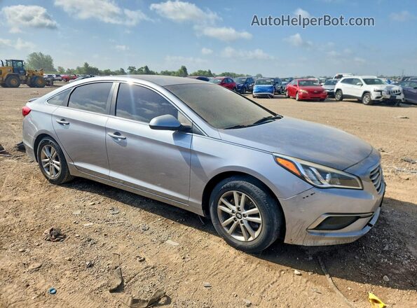 5NPE24AF3HH497019 2017 HYUNDAI SONATA Silver Front right