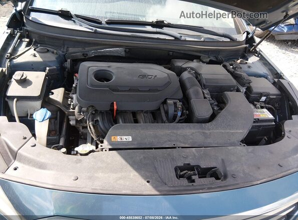 5NPE24AF3HH523862 2017 HYUNDAI SONATA Blue Հետևի տեսք