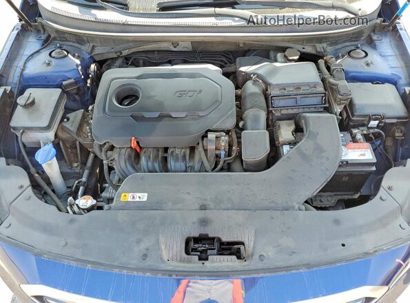 5NPE24AF3HH542525 2017 HYUNDAI SONATA Blue უკანა სალონის ხედი