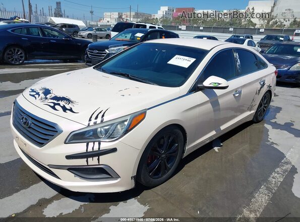 5NPE24AF3HH576934 2017 HYUNDAI SONATA Silver წინა მარცხენა ხედი სამი მეოთხედიდან