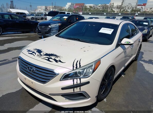 5NPE24AF3HH576934 2017 HYUNDAI SONATA Silver წინა ხედი