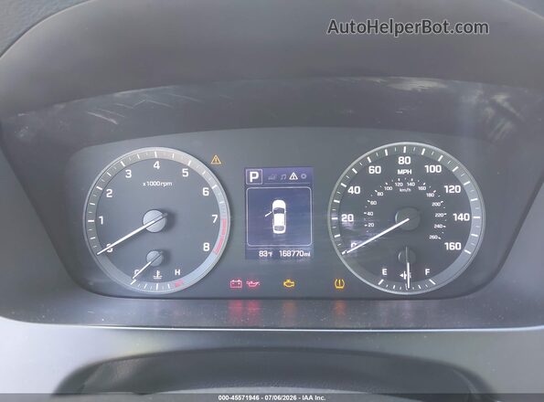5NPE24AF3HH576934 2017 HYUNDAI SONATA Silver უკანა სავარძლების ხედი