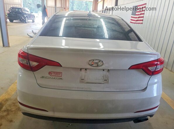 5NPE24AF3HH581180 2017 HYUNDAI SONATA White უკანა ხედი