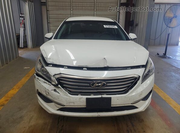 5NPE24AF3HH581180 2017 HYUNDAI SONATA White წინა ხედი