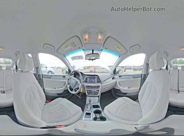 5NPE24AF3HH581941 2017 HYUNDAI SONATA Silver VIN sticker view