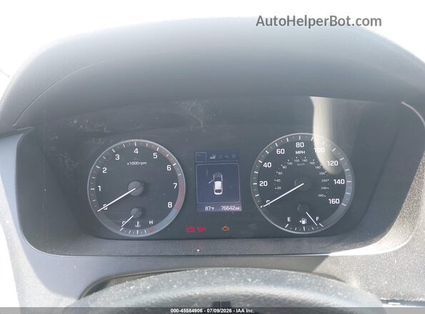 5NPE24AF3HH586122 2017 HYUNDAI SONATA White უკანა სავარძლების ხედი